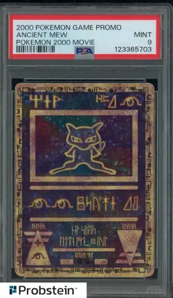 2000 Pokemon Game Promo Movie 2000 Ancient Mew PSA 9 MINT - Image 1