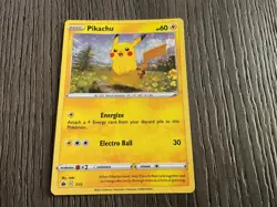 Pikachu Holo 7/15 McDonalds Pokemon Match Battle Promo 2022 Near Mint NM - Image 1
