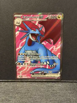 SV09: Journey Together Ultra Rare Salamence ex - 177/159 Near Mint Holofoil - Image 1