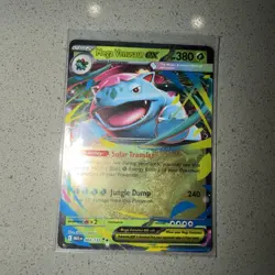 Mega Venusaur ex 003/132 Double Rare Full Art Pokemon Mega Evolution English - Image 1