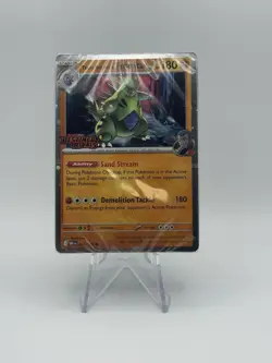 Pokemon Destined Rivals TEAM ROCKET’S TYRANITAR Stamped Prerelease Deck- Sealed - Image 1