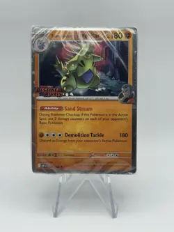 Pokemon Destined Rivals TEAM ROCKET’S TYRANITAR Stamped Prerelease Deck- Sealed - Image 1