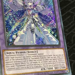 Tearlaments Rulkallos DABL-EN039 Darkwing Blast 1st Edition Holo Bleed - Image 3