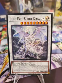 Blue-Eyes Spirit Dragon SDWD-EN038 Structure Deck Common Yugioh Card - Image 1