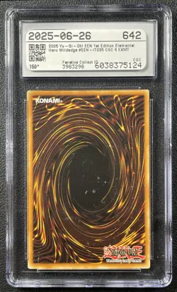 ELEMENTAL HERO WILDEDGE CGC 6 YU-GI-OH! 2005 IT ENERGY 1ST EDITION EEN-IT035 - Image 2
