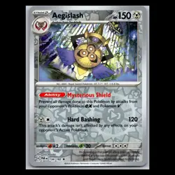 Aegislash 134/182 - Reverse Holo Rare - TCG Paradox Rift Pokemon Card - Image 1