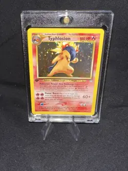 Pokemon TCG Typhlosion Card 17/111 Neo Genesis 1999-2000 Holo 1st Edition - Image 5