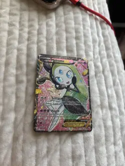 Pokemon M Meloetta EX Card Holo Rare XY Black Star Promo 110 HP - Image 1