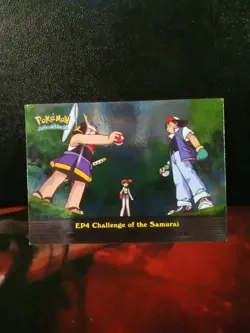 2000 Topps Pokemon TV Animation Series 2 #EP4 Challenge of the Samurai Card Foil - Image 1