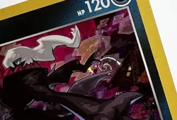 Darkrai 105/189 Cosmos Holo Pokemon Card Darkness Ablaze 2020 HD SWIRL! - Image 2