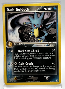 Dark Golduck 35/109 2004 Pokemon Card Regular Non Holo Team Rocket Returns LP - Image 1