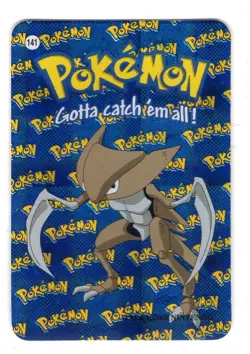 Kabutops #141 - Vintage Vending Machine Prism Sticker 2000 - Pokemon Card - Image 1