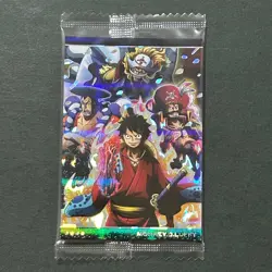 M1327 Luffy Roger Oden Secret Rare Japanese One Piece Wafer Card Sealed - Image 1