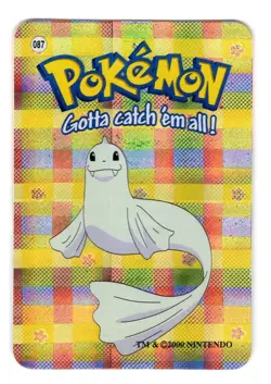 Dewgong #087 - Vintage Vending Machine Prism Sticker 2000 - Pokemon Card - Image 1