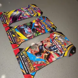 3 Pack Pokemon Mega Evolution Sleeved Booster Packs TCG Trading Card Game Sealed - Image 3