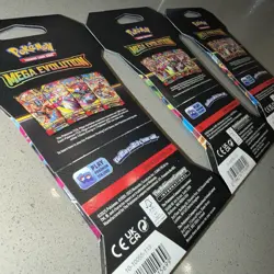 3 Pack Pokemon Mega Evolution Sleeved Booster Packs TCG Trading Card Game Sealed - Image 4