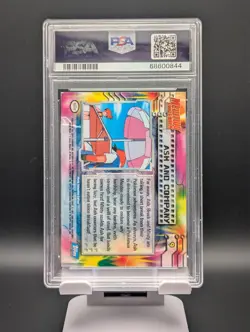 1999 Topps Pokemon Movie Edition Ash and Company Foil PSA 7 NM Graded Card #9 - Image 2