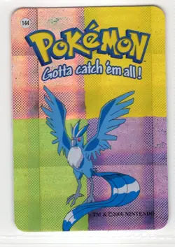 Articuno #144 - Vintage Vending Machine Prism Sticker 2000 - Pokemon Card - Image 1