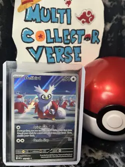 Delibird 152/132 - Pokemon TCG Mega Evolution Illustration Rare 2025 - NM Card - Image 2