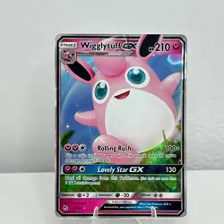 Wigglytuff GX 42/68 - Pokemon TCG Hidden Fates Ultra Rare Holo Card - Image 1