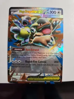 Mega Kangaskhan EX Pokemon Card 300 HP Holo Rare Trading Card - Image 1