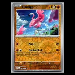 Flamigo 106/182 - Reverse Holo - TCG Paradox Rift Pokemon Card - Image 1