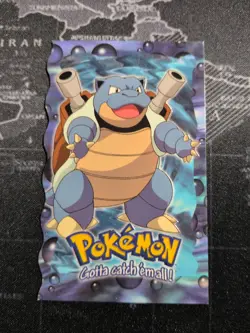 Pokemon Card Die Cut Blastoise 9 Of 12 Topps 1998 #09 - Image 1