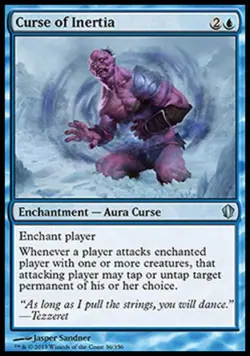 Curse of Inertia - Medium Play MTG Commander 2013 Edition - Image 1