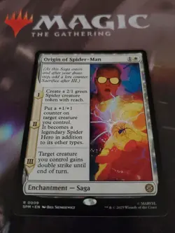 Mtg. Origin of Spider-Man. Marvel's Spider-Man. Pack Fresh - Image 1