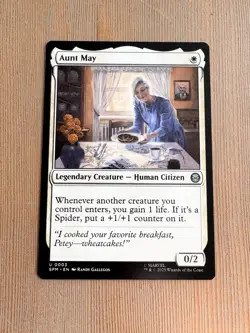 Aunt May - 3 - MTG: Spider-Man: Eternal-Legal - Uncommon - Regular - Image 1