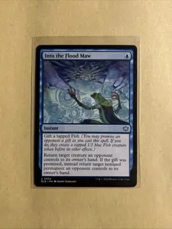 MTG Into the Flood Maw BLB 0052 U NM Regular - Image 2