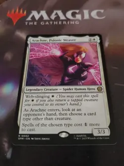 Mtg. Arachne, Psionic Weaver. Marvel's Spider-Man. Pack Fresh - Image 1