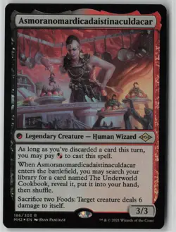Asmoranomardicadaistinaculdacar #186 Rare FOIL Modern Horizons 2 NM MTG - Image 1