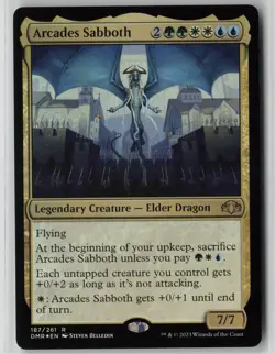 Arcades Sabboth #187 Rare FOIL Dominaria Remastered NM MTG - Image 1