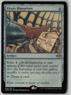 Urza's Blueprints #238 Rare FOIL Dominaria Remastered NM MTG - Image 1