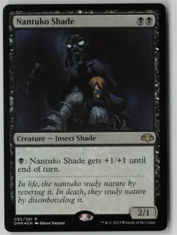 Nantuko Shade #92 Rare FOIL Dominaria Remastered NM MTG - Image 1