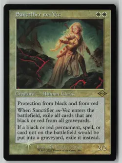 Sanctifier en-Vec (Retro Frame) (Foil Etched) #386 Rare FOIL MH2 NM MTG - Image 1