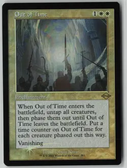 Out of Time (Retro Frame) (Foil Etched) #383 Rare FOIL Modern Horizons 2 NM MTG - Image 1