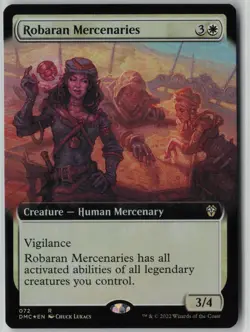 Robaran Mercenaries (Extended Art) #72 Rare Commander: Dominaria United NM MTG - Image 1