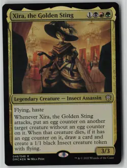 Xira, the Golden Sting #48 Rare FOIL Commander: Dominaria United NM MTG - Image 1