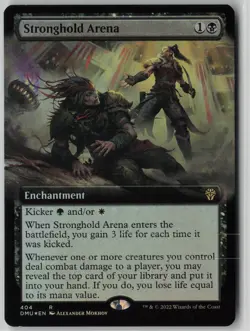 Stronghold Arena (Extended Art) #404 Rare FOIL Dominaria United NM MTG - Image 1