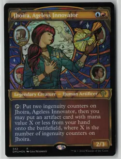 Jhoira, Ageless Innovator (Textured Foil) #342 Rare Dominaria United NM MTG - Image 1