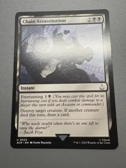 Chain Assassination Assassin's Creed 0023 MTG Magic The Gathering Regular NM - Image 1
