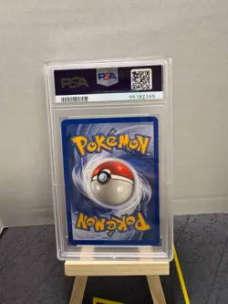 1999 POKEMON BASE SET UNLIMITED #1 ALAKAZAM-HOLO PSA 8 - Image 2