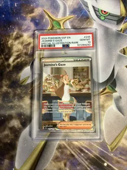 2024 POKEMON SURGING SPARKS SPECIAL ILLUSTRATION RARE #245 JASMINE'S GAZE PSA 10 - Image 1