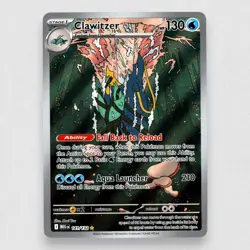 Clawitzer 141/132 ME01: Mega Evolution Illustration Rare Pokemon TCG NM - Image 1