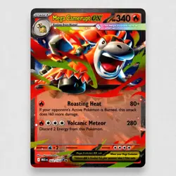 Mega Camerupt ex 022/132 ME01: Mega Evolution Double Rare Pokemon TCG NM - Image 1