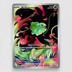 Bulbasaur 133/132 ME01: Mega Evolution Holo Illustration Rare Pokemon TCG NM - Image 1