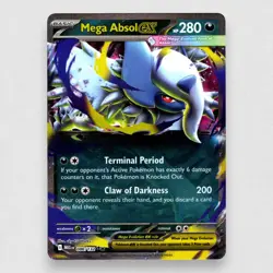 Mega Absol ex 086/132 ME01: Mega Evolution Holo Double Rare Pokemon TCG NM - Image 1