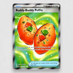 Buddy-Buddy Poffin 167/132 ME01: Mega Evolution Ultra Rare Pokemon TCG NM - Image 1
